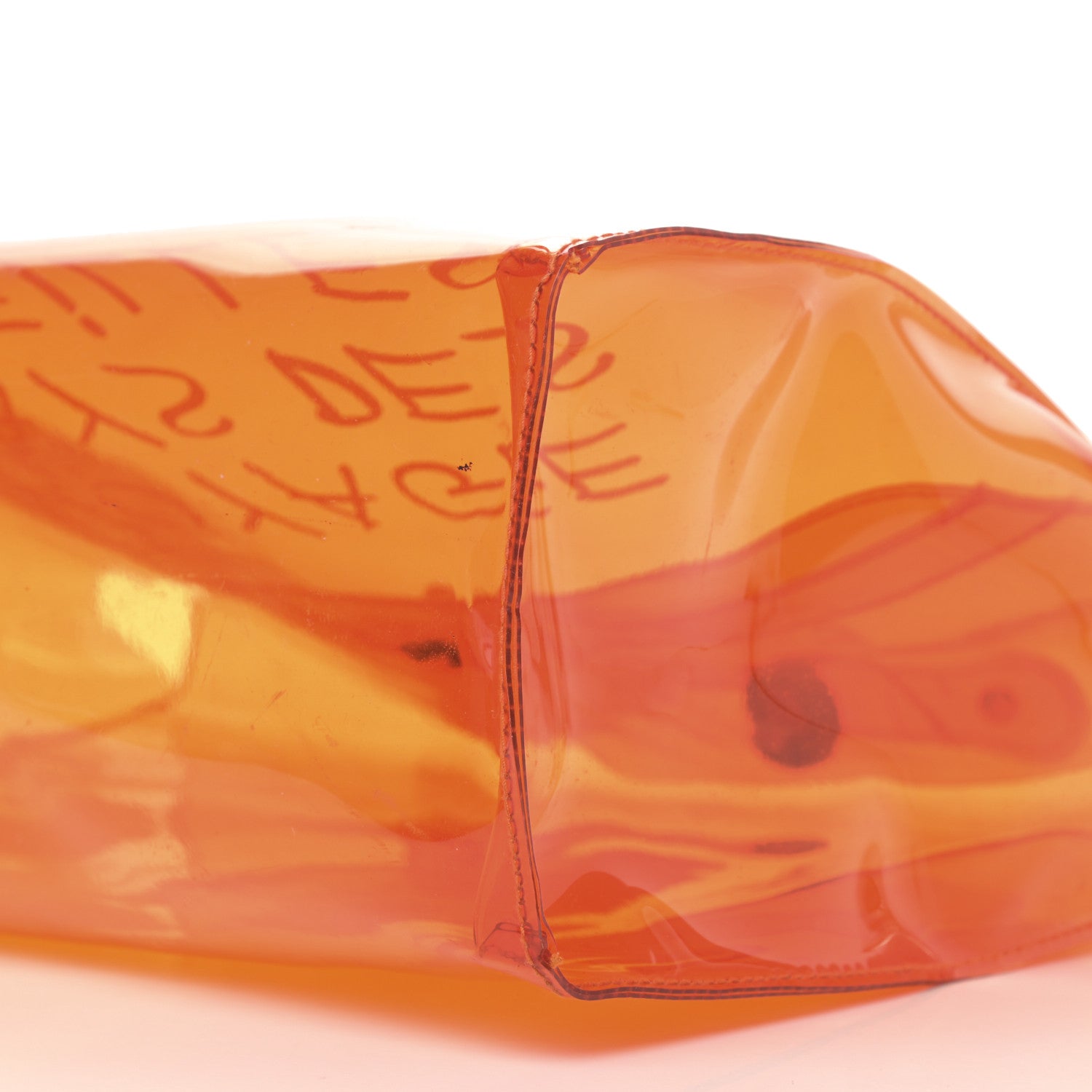 Hermes Vinyl Souvenir De L'Exposition Kelly Orange 6 of 11