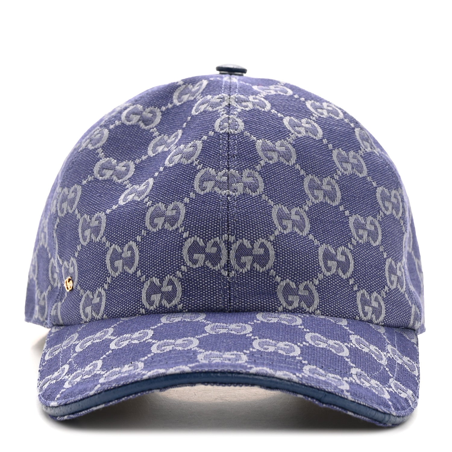Gucci Monogram New GG Baseball Hat L Blue Grey 3 of 11