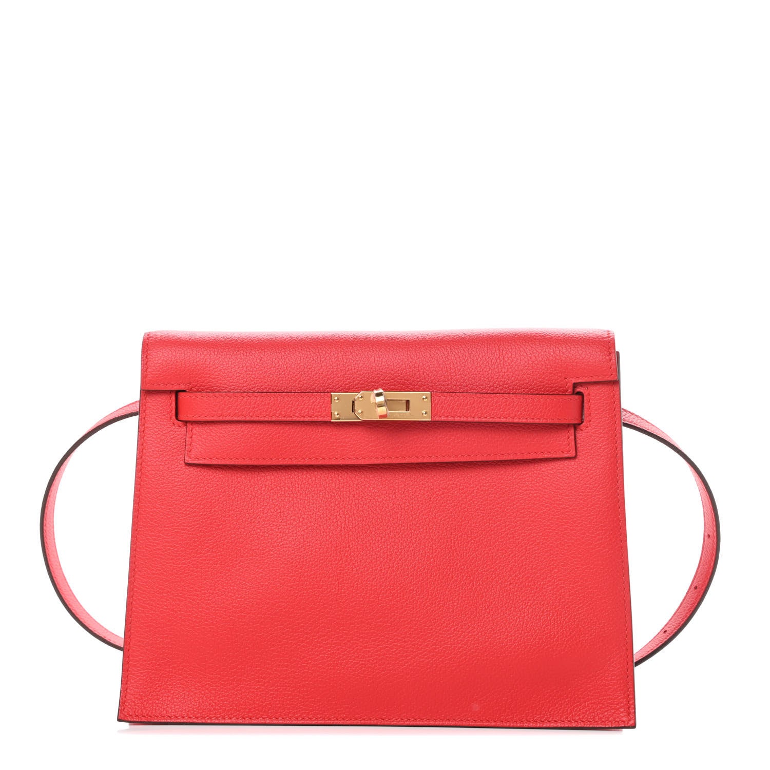 Hermes Evercolor Kelly Danse II Belt Bag Rouge De Coeur 1 of 11