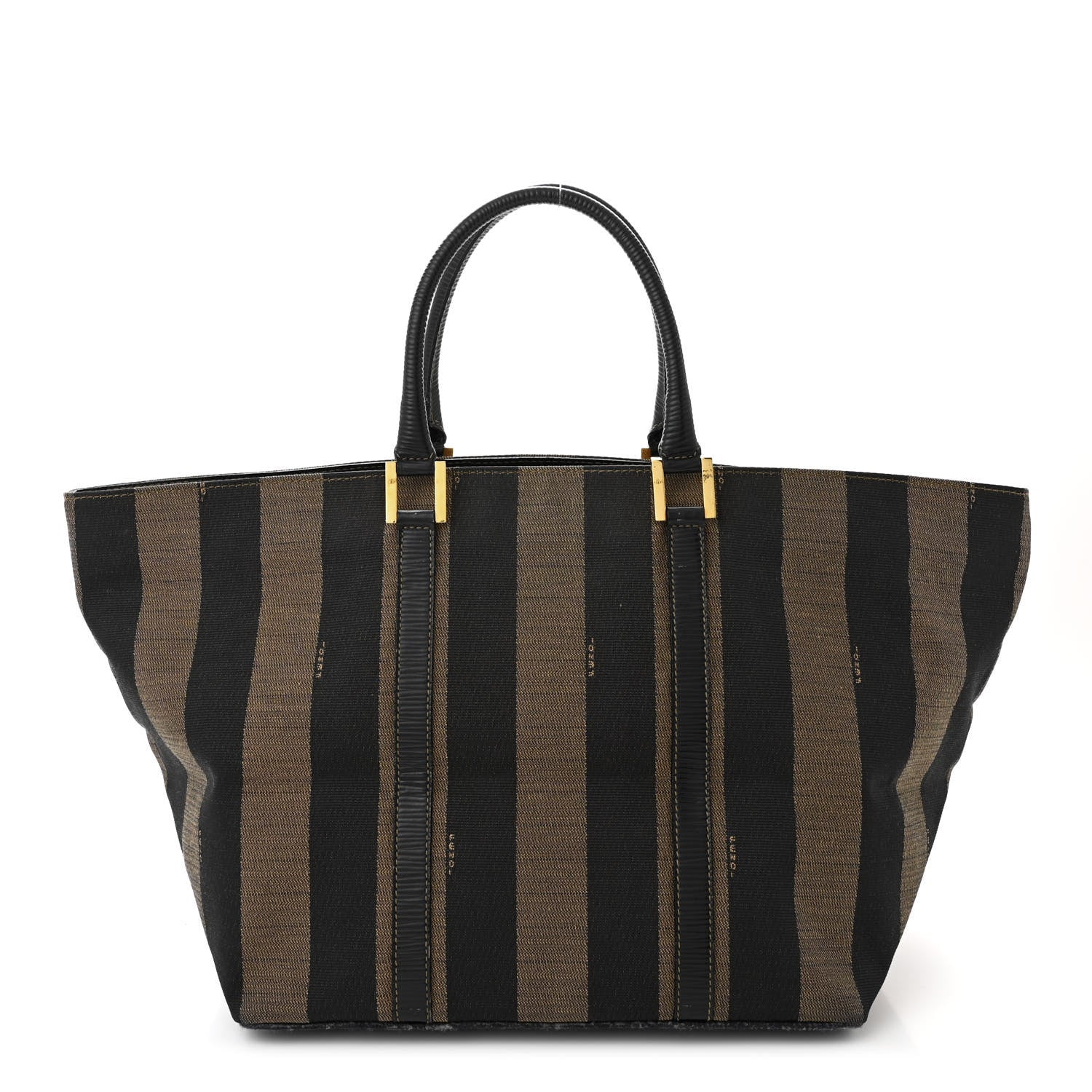 Fendi Pequin Tote Tobacco 1 of 11