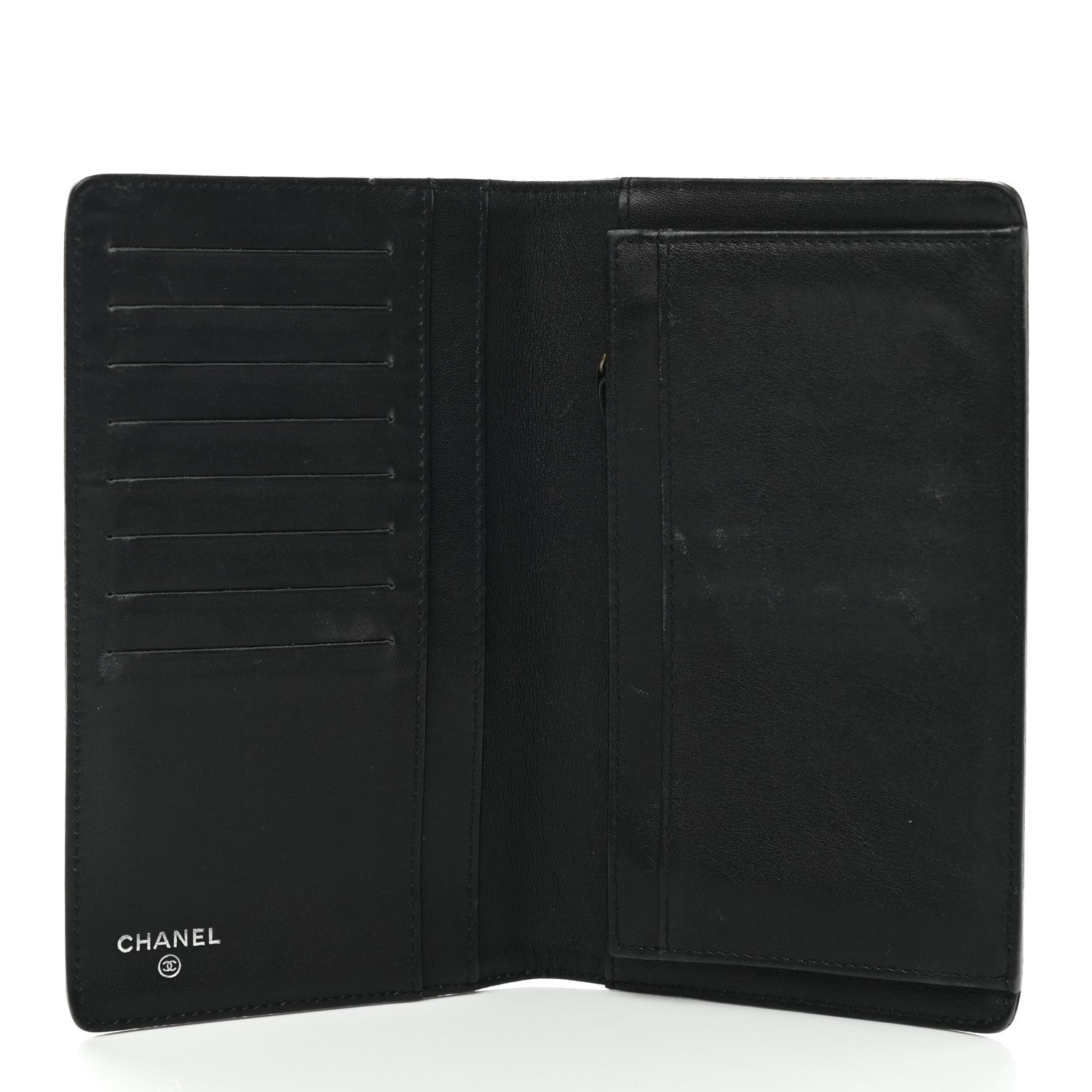 Chanel Caviar Timeless CC Yen Wallet Black 5 of 14