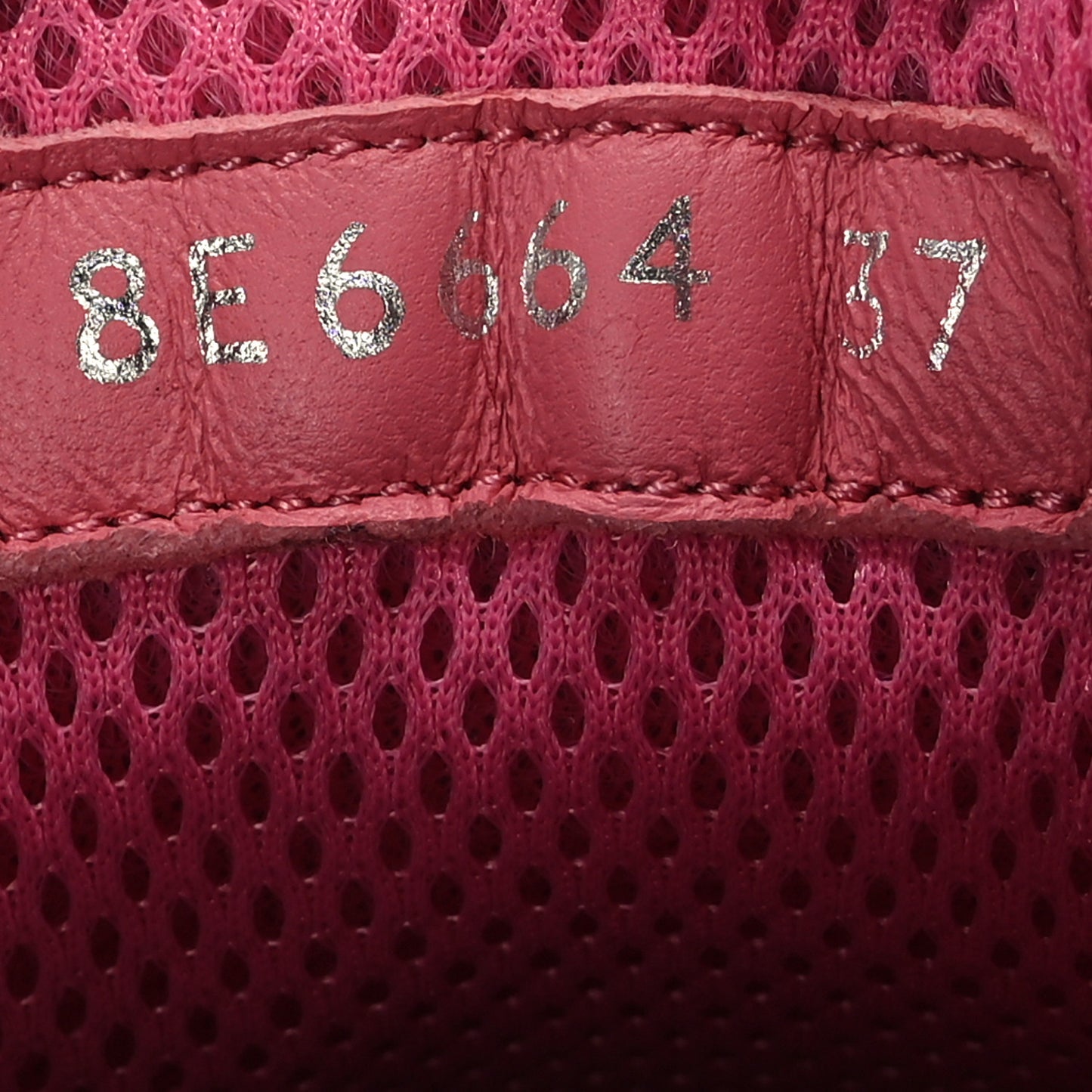 Velvet Quilted Logo Sneakers 37 Burgundy