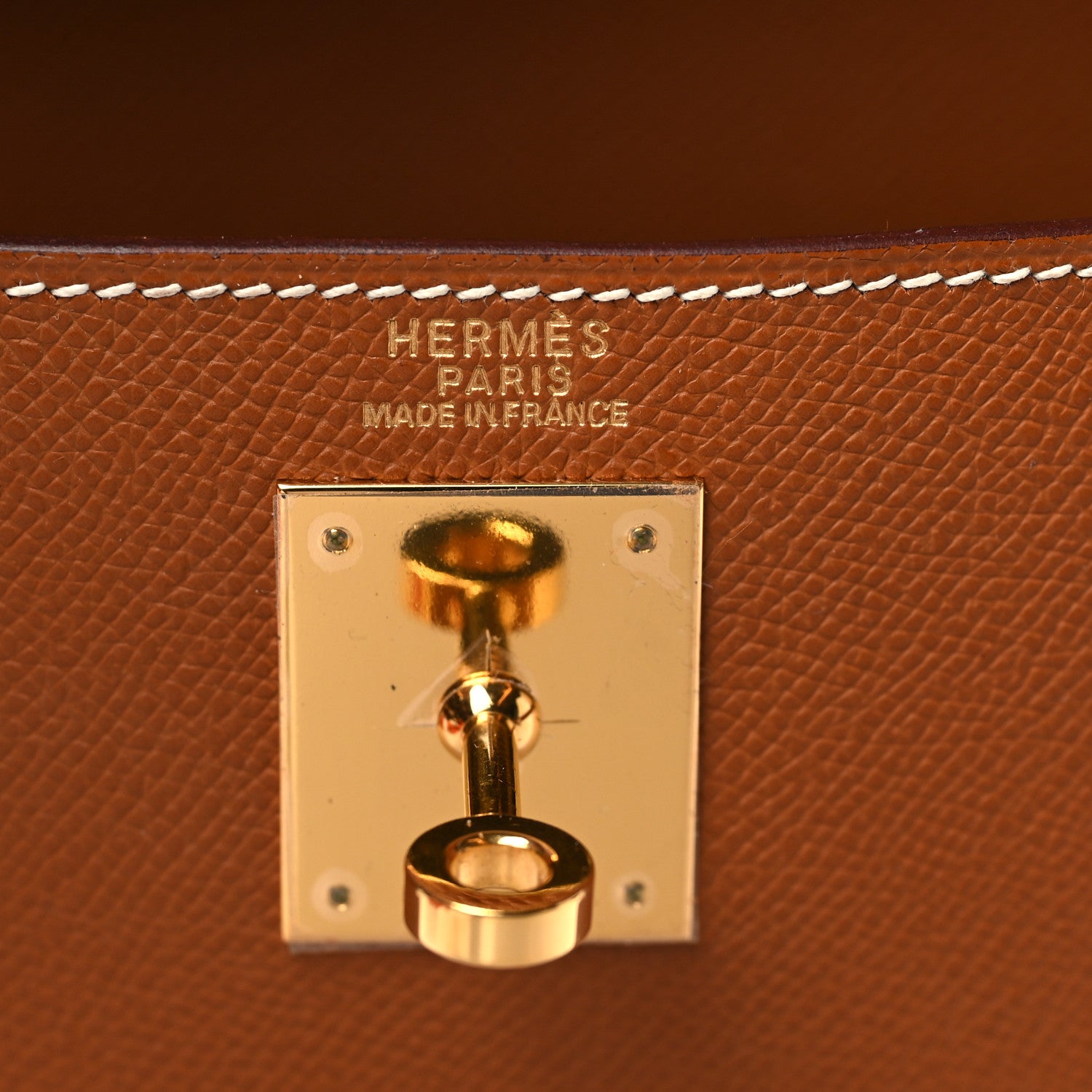 Hermes Epsom Kelly Sellier 32 Gold 6 of 9