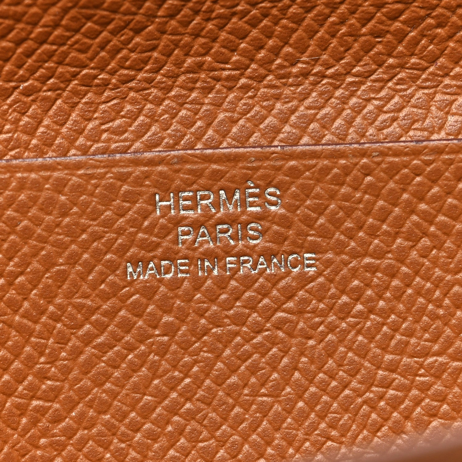 Hermes Epsom Bearn Gusset Wallet Gold 7 of 9