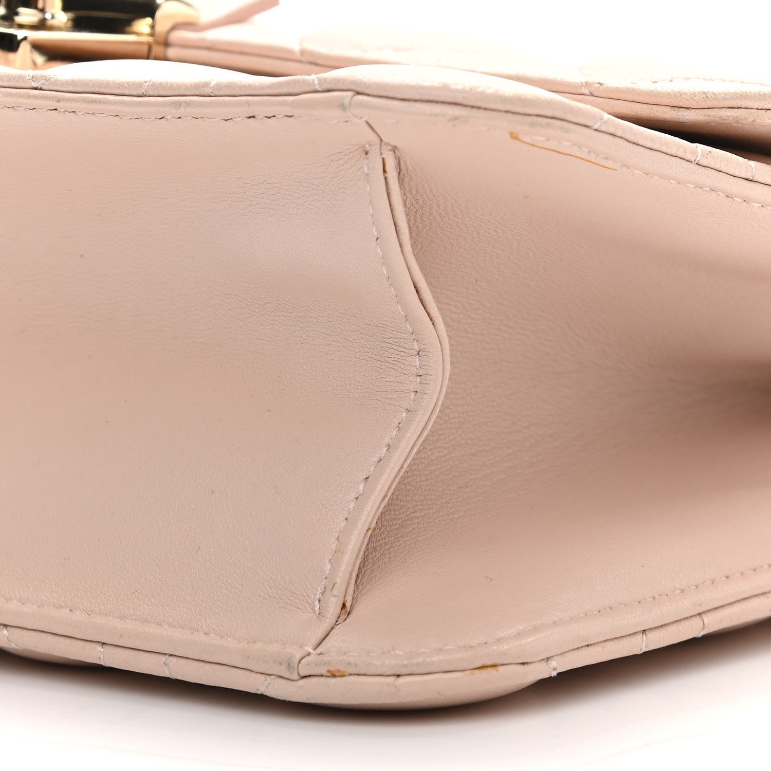 Christian Dior Lambskin Cannage Miss Dior Promenade Pouch Beige 11 of 13