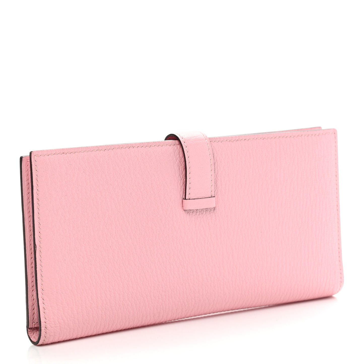 Chevre Mysore Bearn Gusset Wallet Rose Sakura
