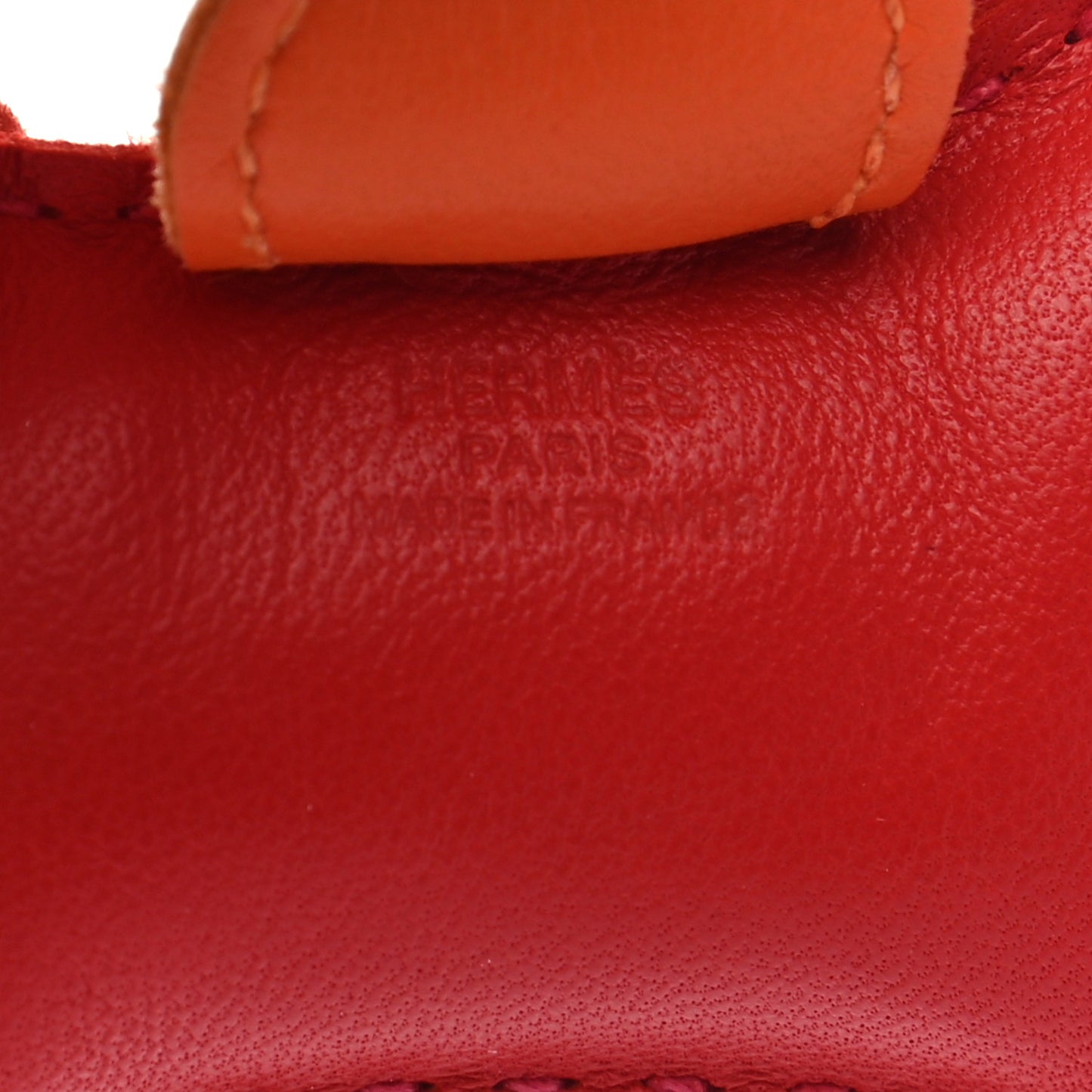 Milo Lambskin Grigri Rodeo Horse Bag Charm PM Rouge Rose Indien Jaipur Feu