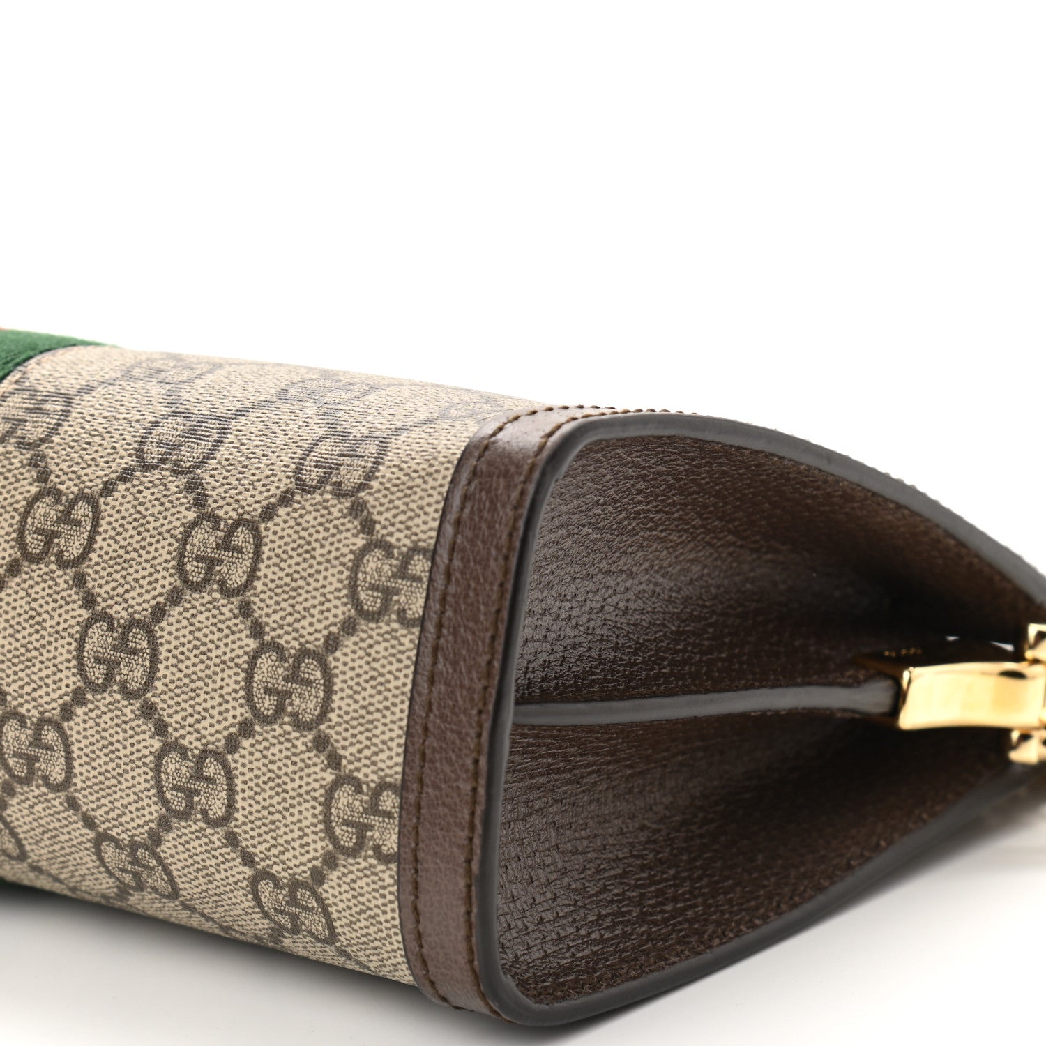 Gucci GG Supreme Monogram Web Small Ophidia Chain Shoulder Bag Brown 10 of 10