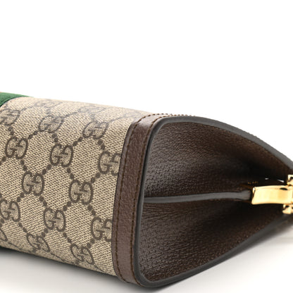 Gucci GG Supreme Monogram Web Small Ophidia Chain Shoulder Bag Brown 10 of 10