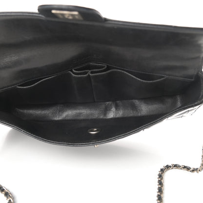 Chanel Patent Quilted East West Chocolate Bar Flap Black 5 of 14
