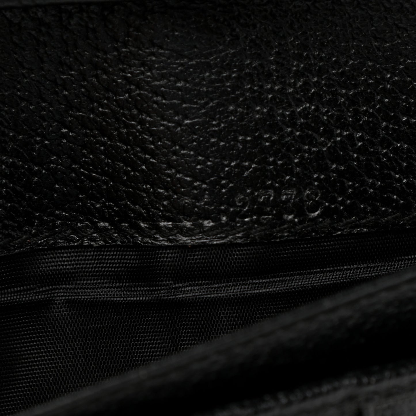 Horsebit Canvas Buckle Continental Wallet Black