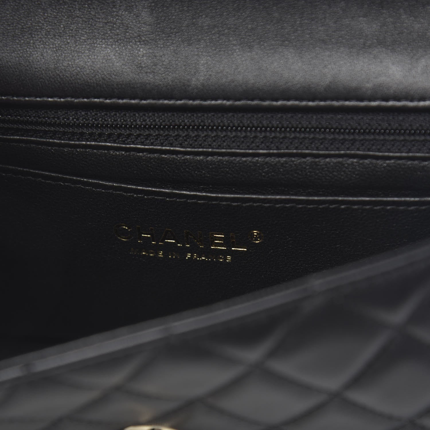 Chanel Lambskin Quilted Mini Rectangular Flap Black 6 of 17