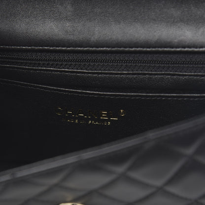 Chanel Lambskin Quilted Mini Rectangular Flap Black 6 of 17