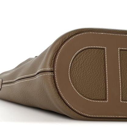 Hermes Taurillon Clemence Swift In-The-Loop 23 Bag Etoupe 9 of 12