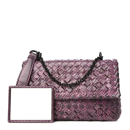 Bottega Veneta Ayers Intrecciato Baby Olimpia Shoulder Bag Twilight 1 of 18