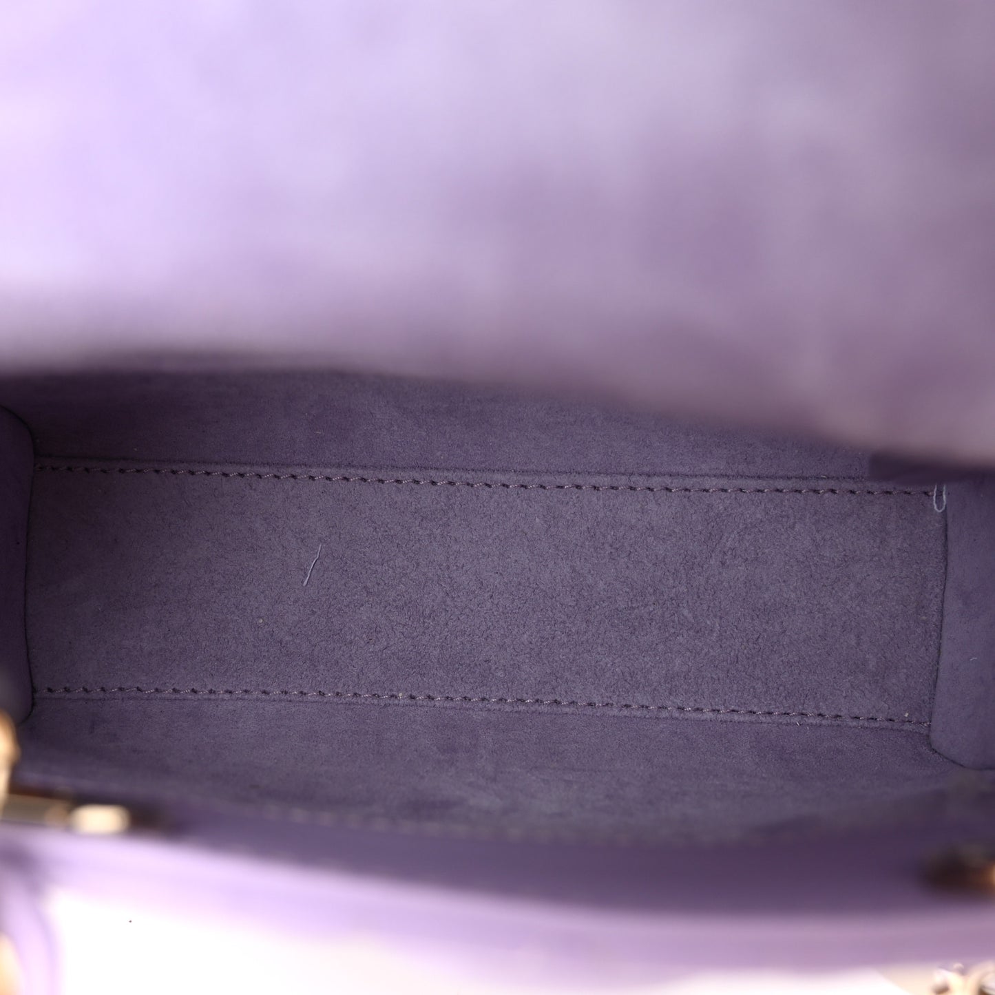 Lambskin Cannage Mini Lady Dior Lilac