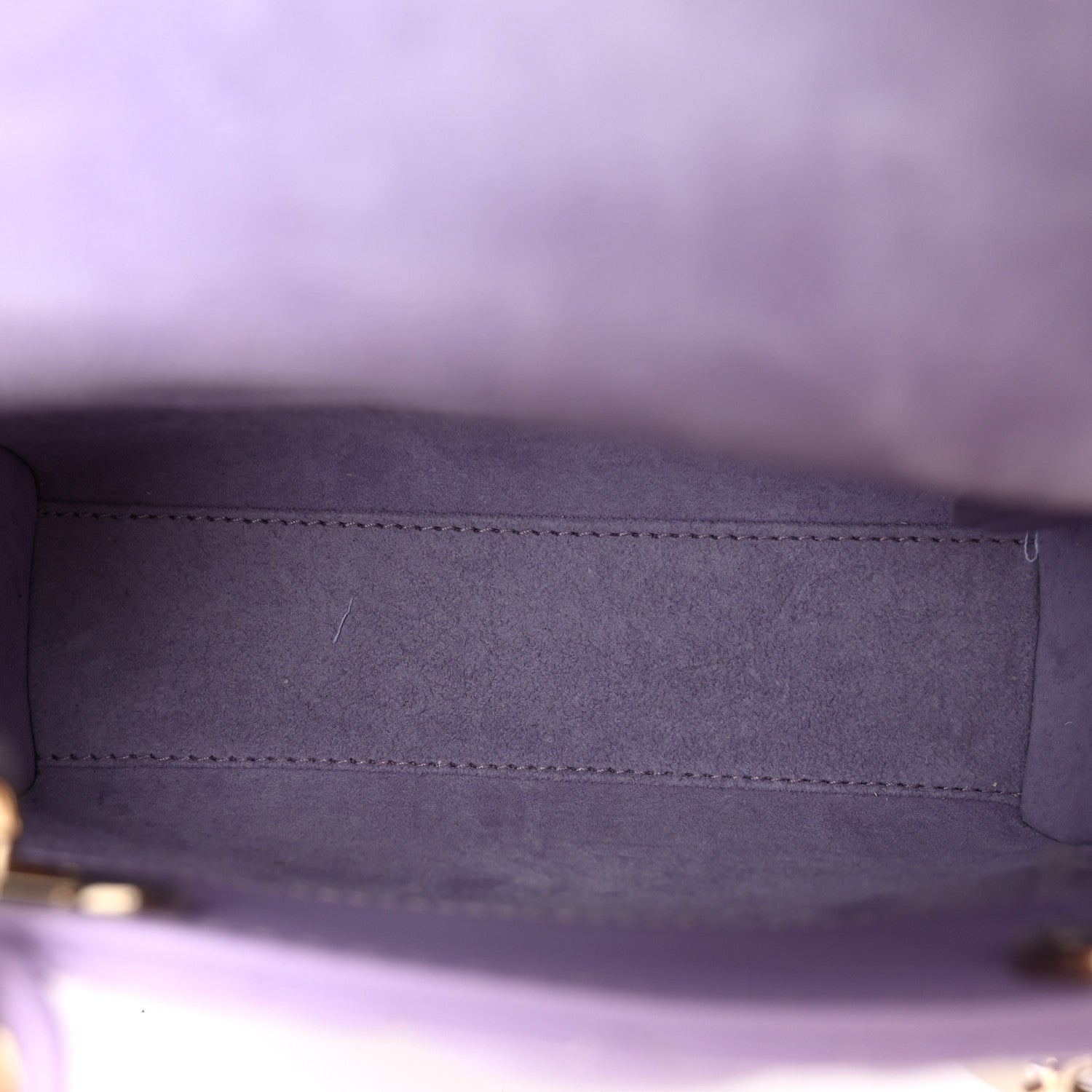 Christian Dior Lambskin Cannage Mini Lady Dior Lilac 5 of 10