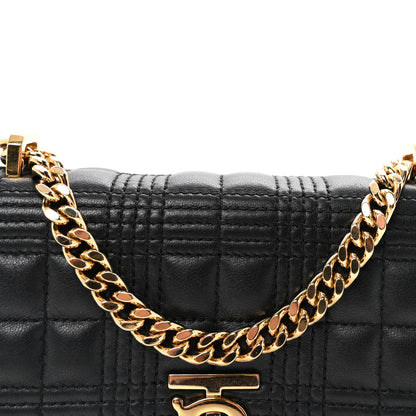 Burberry Lambskin Quilted Mini Lola Bag Black 7 of 9