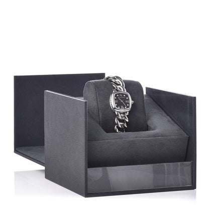 David Yurman Stainless Steel Diamond 23mm Albion Quartz Watch Black 6 of 6