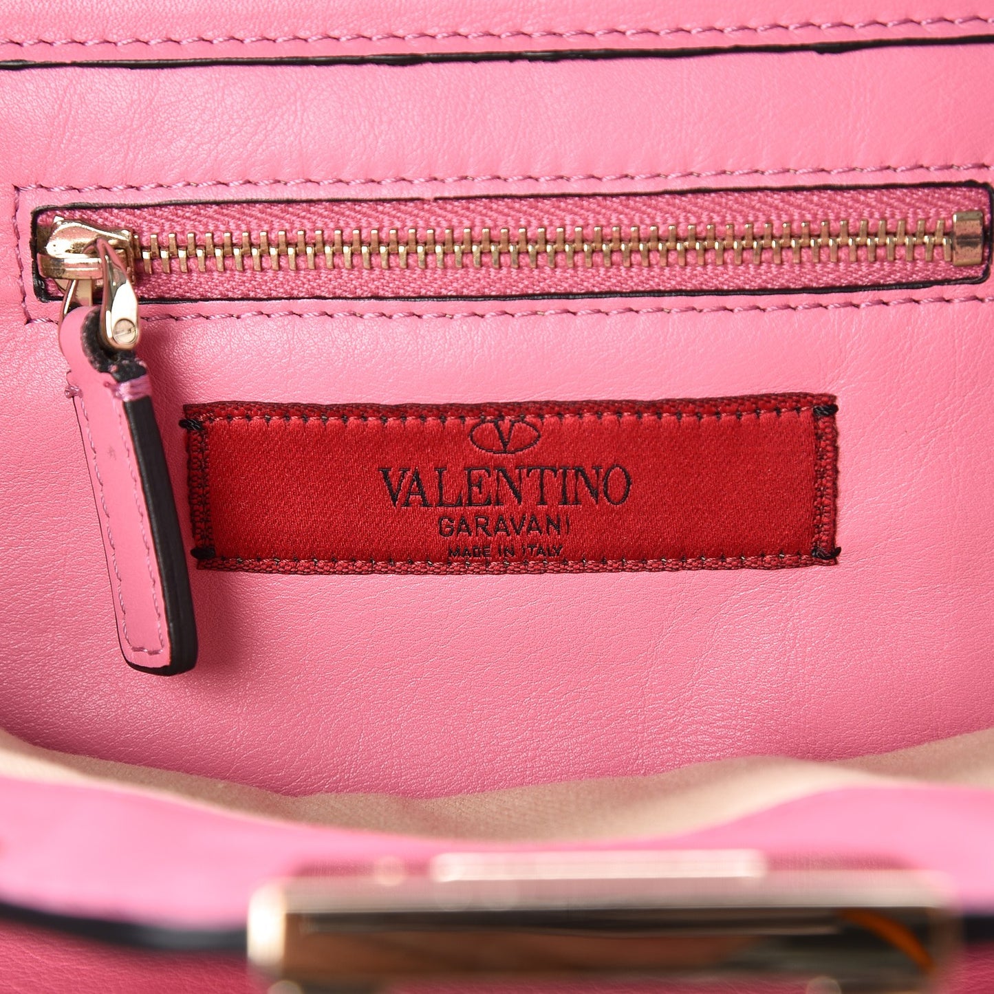 Vitello Mini Rockstud Tote Ninphea