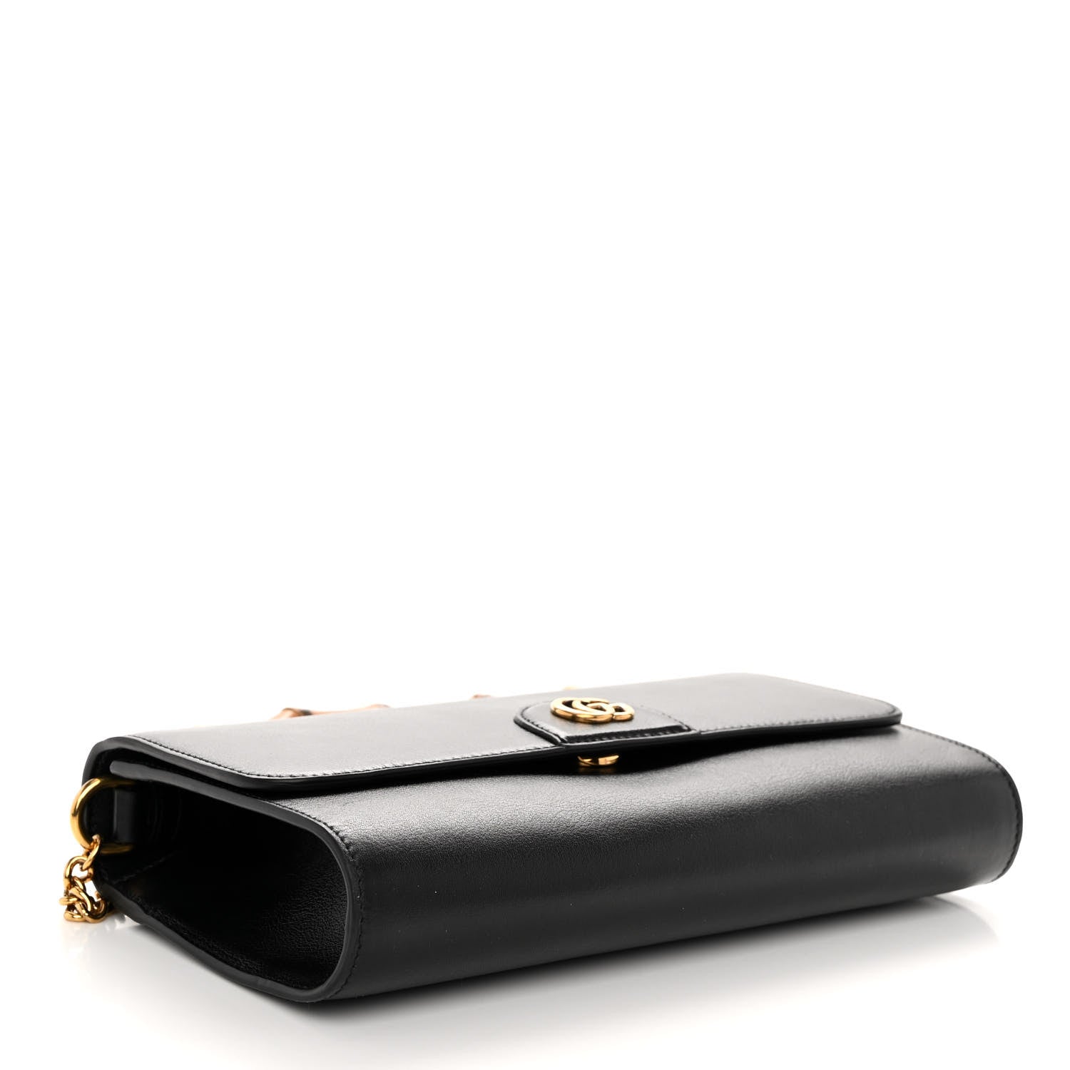 Gucci Wonka Grain Calfskin Mini Diana Bamboo Top Handle Shoulder Bag Black 4 of 9