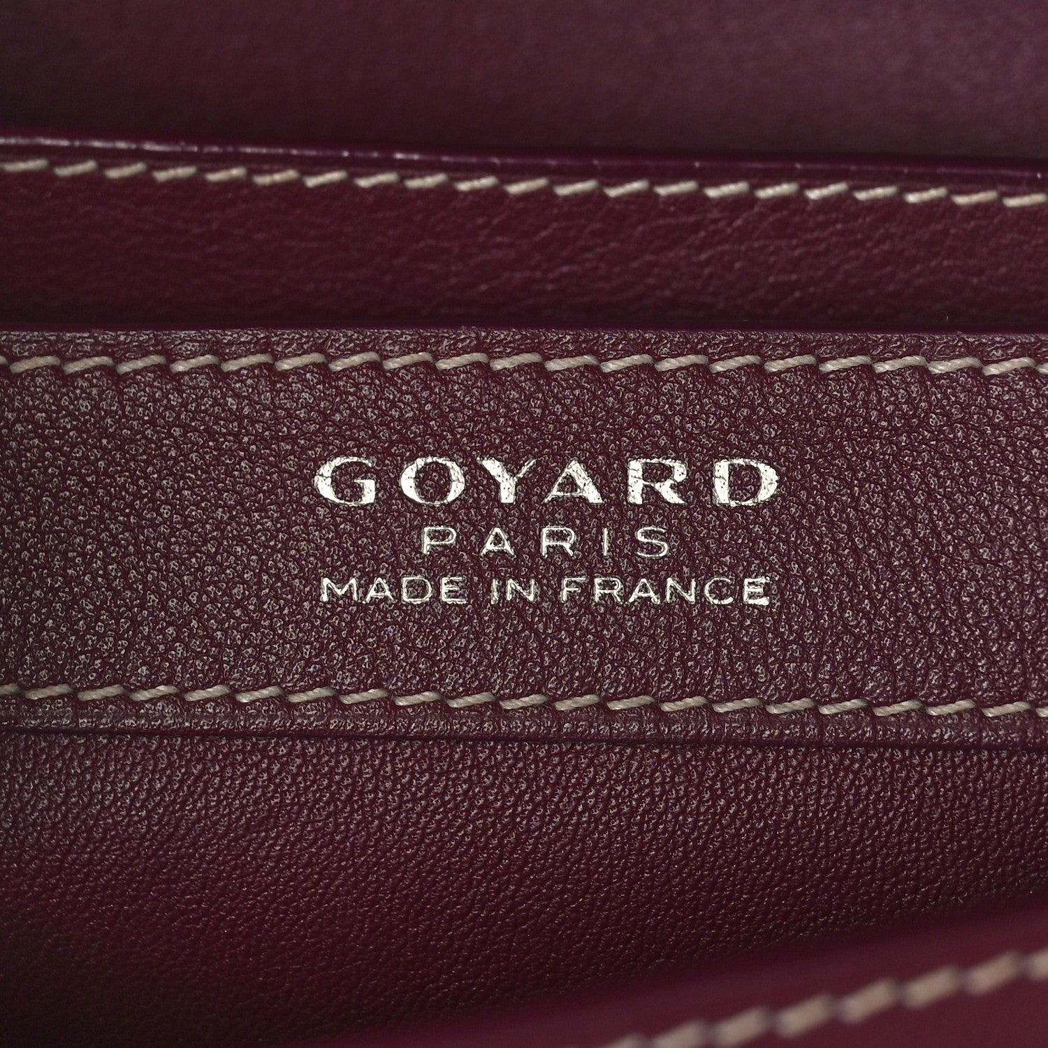 Goyard Goyardine 233 PM Shoulder Bag Burgundy 6 of 8