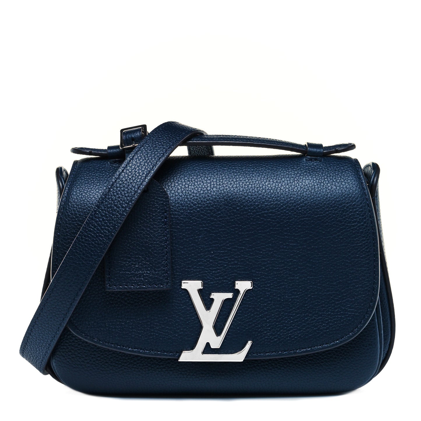 Grained Calfskin Vivienne NM Blue Marine