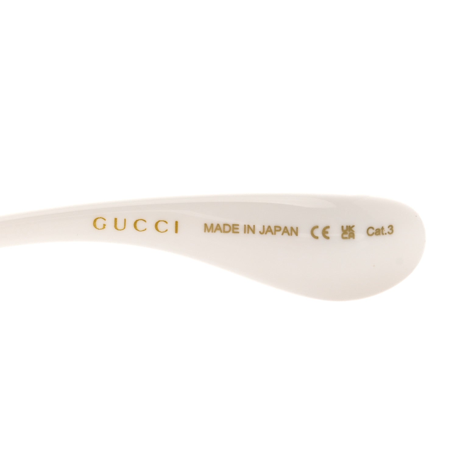 Gucci Mask Shaped Frame Sunglasses GG1774S White 1811291