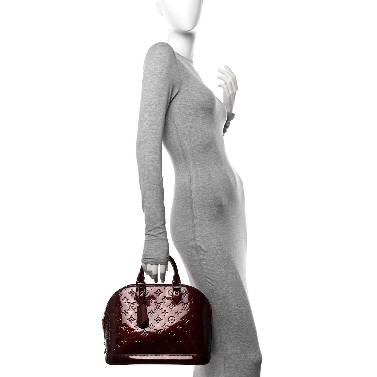 Louis Vuitton Vernis Alma PM Rouge Fauviste 2 of 12