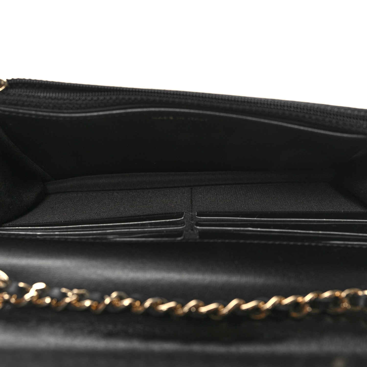 Chanel Lambskin Quilted Trendy CC Wallet On Chain WOC Black 5 of 12