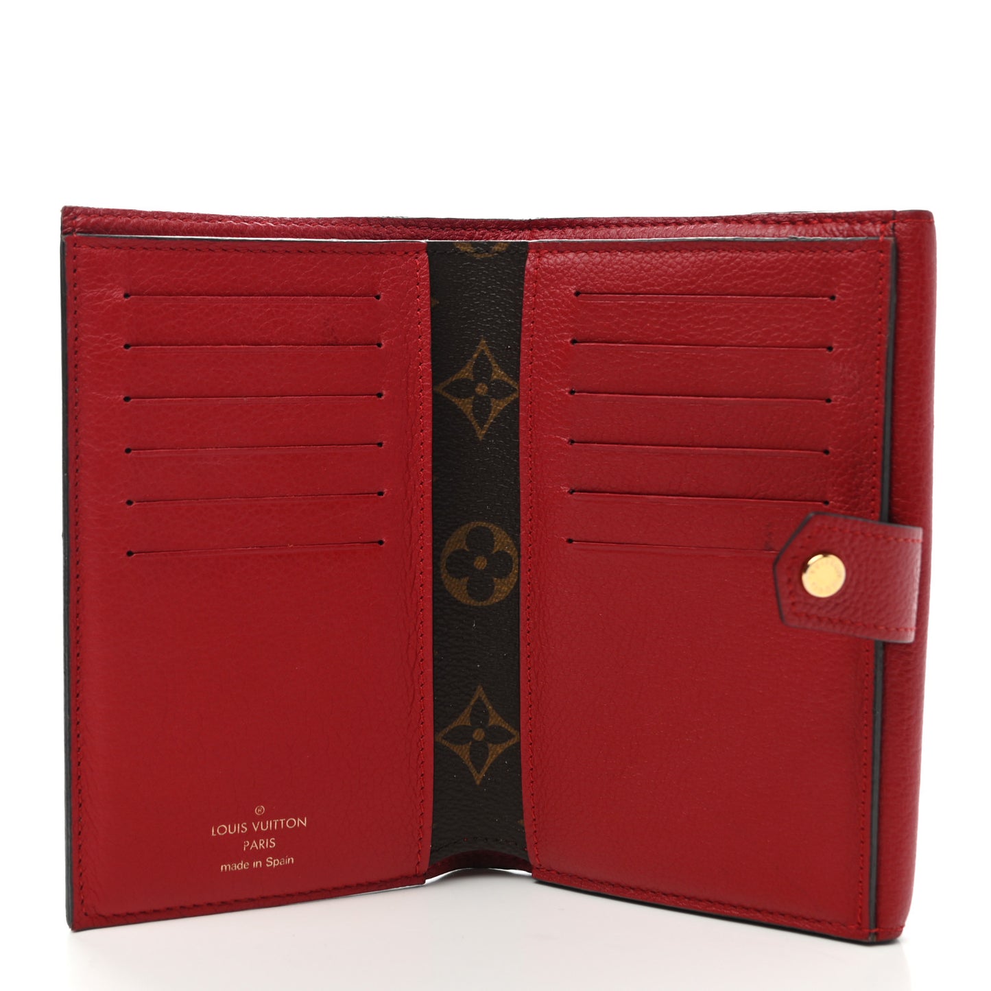 Monogram Pallas Compact Wallet Cherry