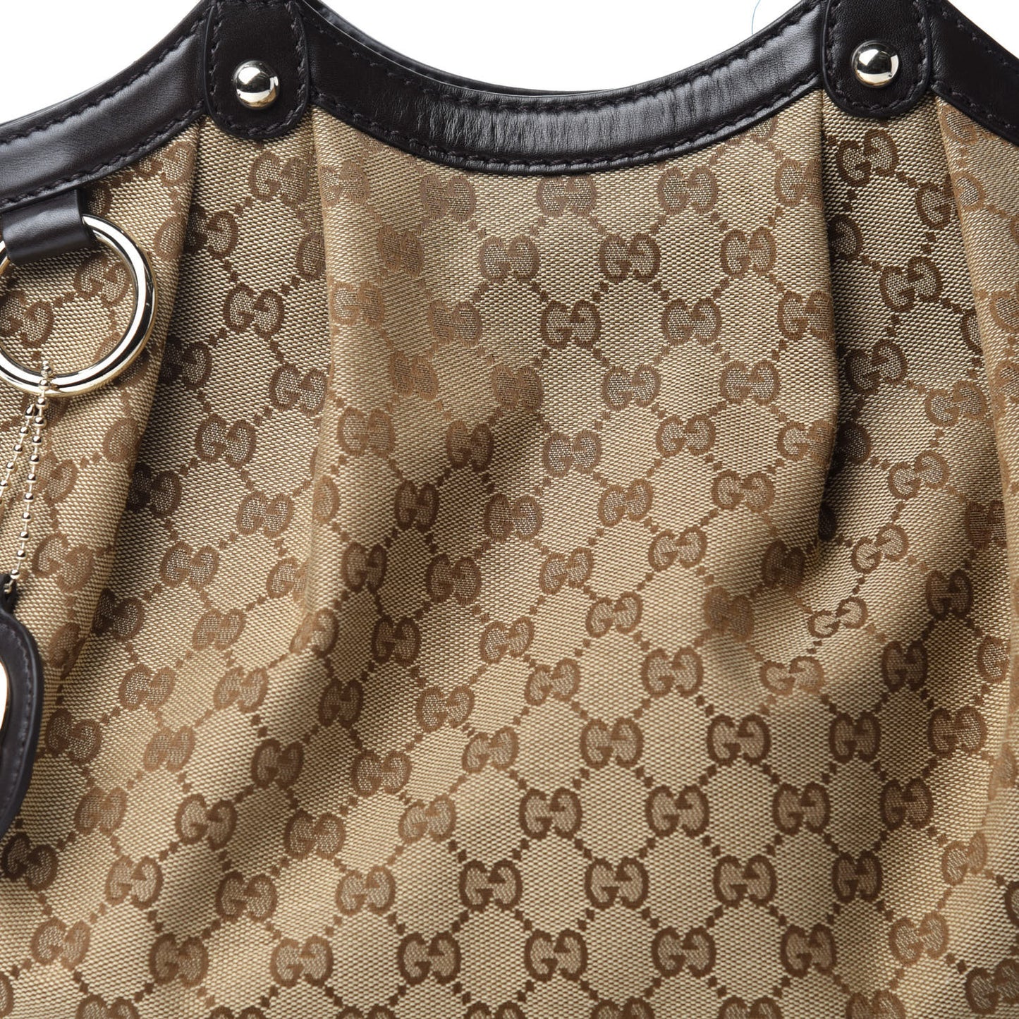Monogram Medium Sukey Tote Dark Brown