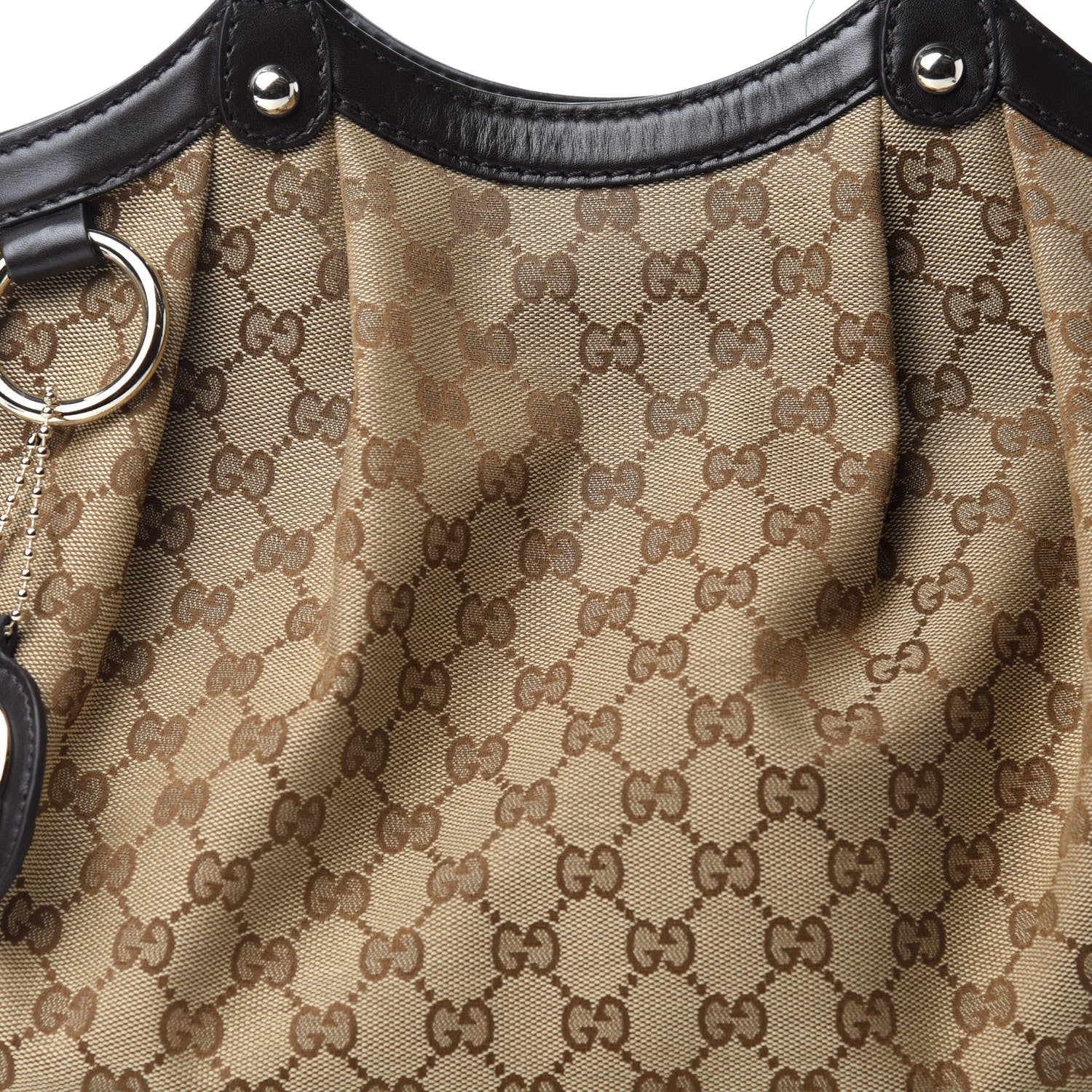 Gucci Monogram Medium Sukey Tote Dark Brown 11 of 12