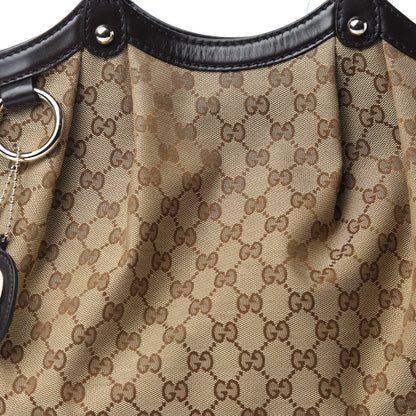 Gucci Monogram Medium Sukey Tote Dark Brown 11 of 12