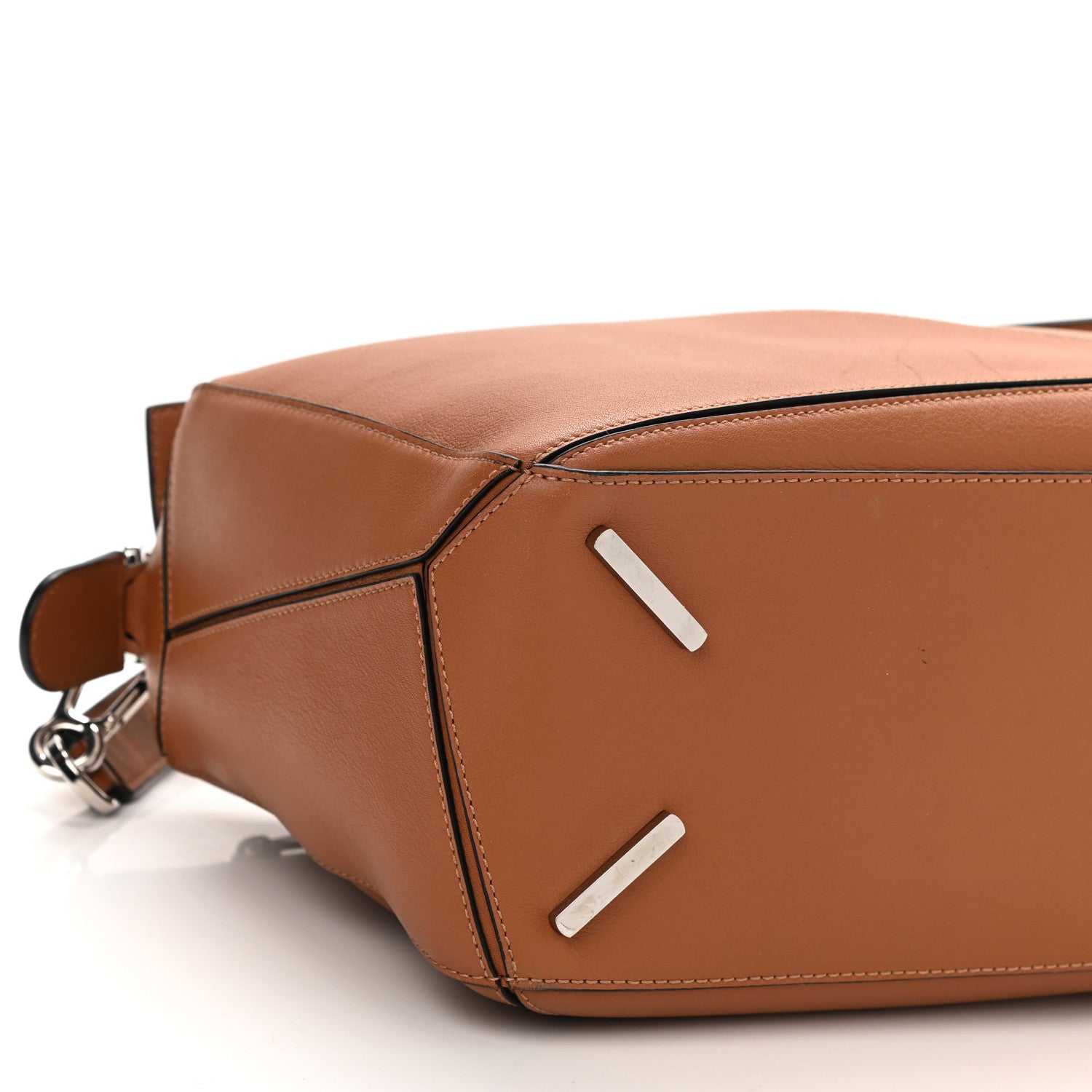 Loewe Calfskin Medium Puzzle Bag Tan 8 of 10