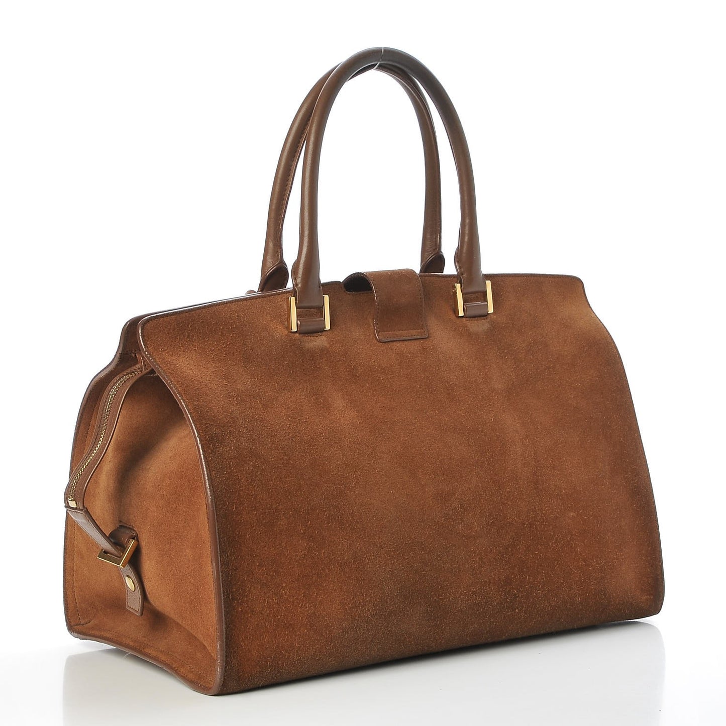 Suede Medium Classic Y Cabas Light Ocre