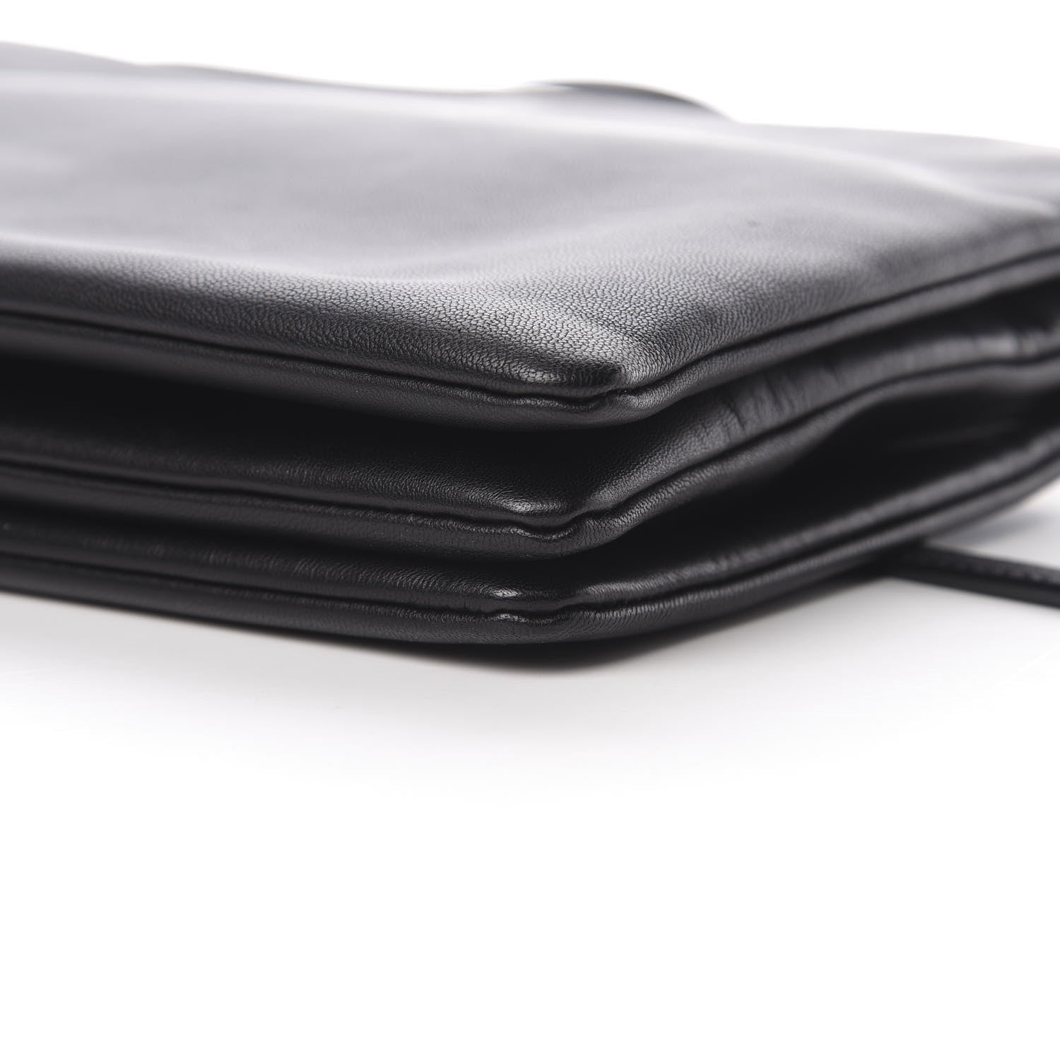 Celine Lambskin Large Trio Crossbody Bag Black 12 of 12