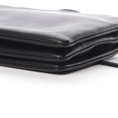Celine Lambskin Large Trio Crossbody Bag Black 12 of 12