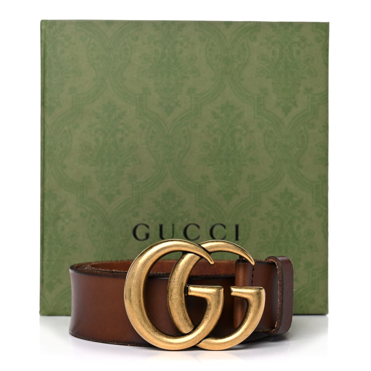 Faded Calfskin Double G Belt 90 36 Cuir