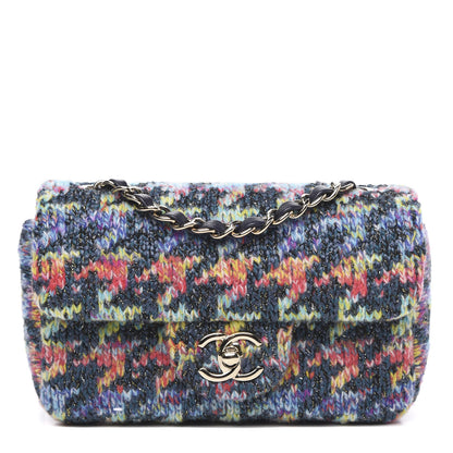 Chanel Knit Mini Rectangular Flap Multicolor 1 of 11