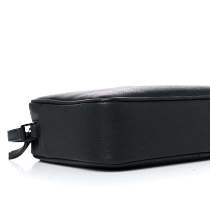 Saint Laurent Lambskin Monogram Small Lou Camera Bag Black 8 of 9