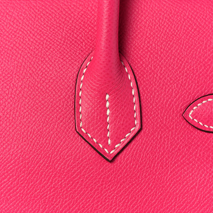 Hermes Epsom Birkin 30 Rose Tyrien 12 of 37