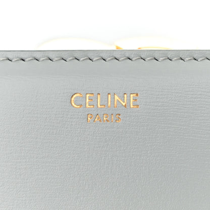 Celine Shiny Calfskin Medium Triomphe Soft Blue 6 of 11