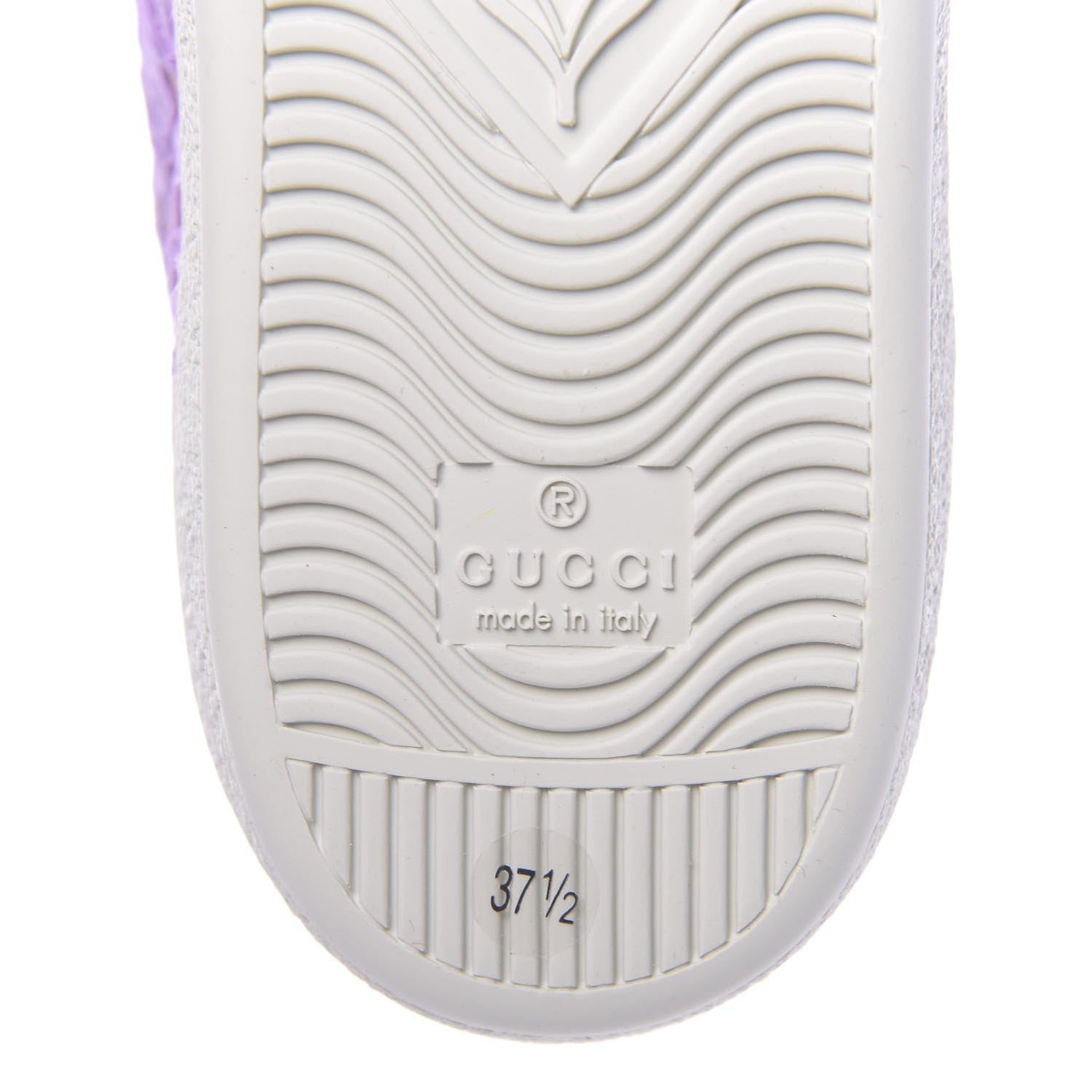 Gucci Lace Crystal Sylvie Web Flower Leaf Womens Ace Sneakers 37.5 Wisteria Perfect Pink 9 of 10