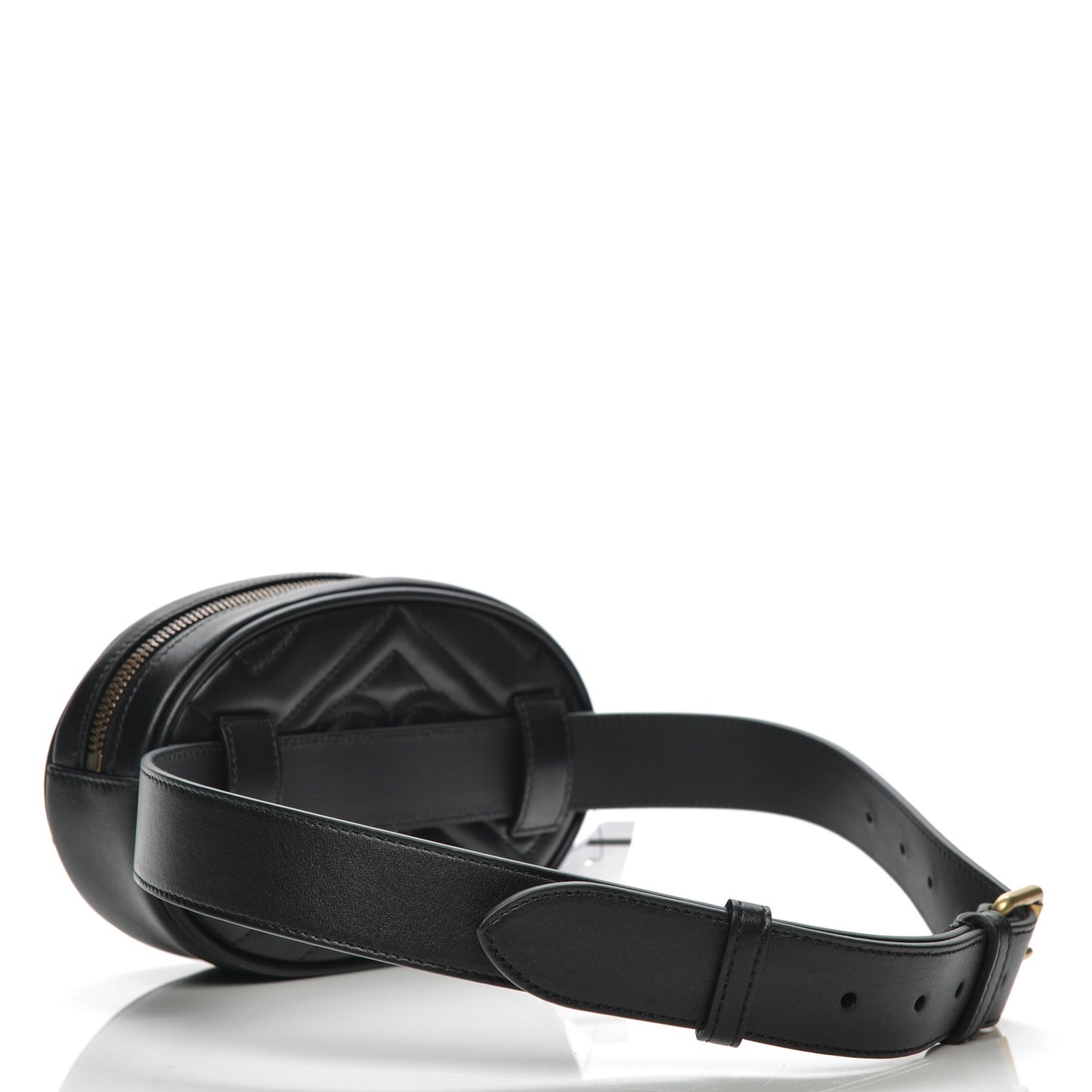 Calfskin Matelasse GG Marmont Belt Bag 75 30 Black
