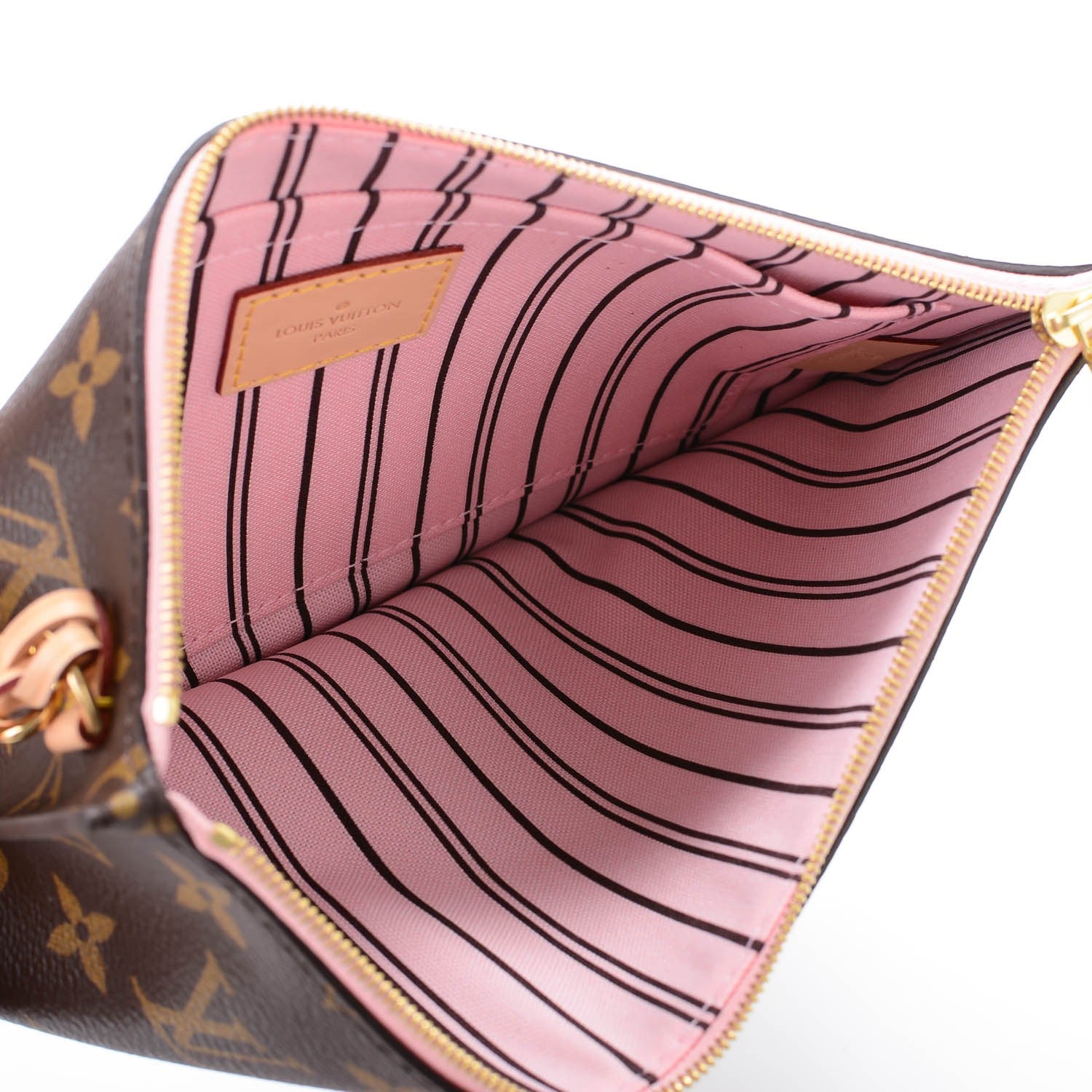 Louis Vuitton Monogram Neverfull MM GM Pochette Rose Ballerine 5 of 8