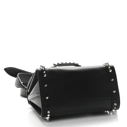 Alexander McQueen Calfskin Studded The Small Story Bag Black 4 of 8