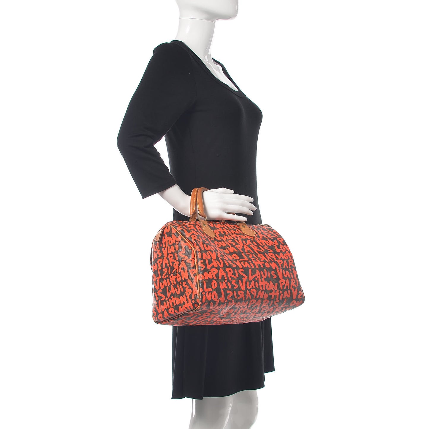 Monogram Graffiti Speedy 30 Orange