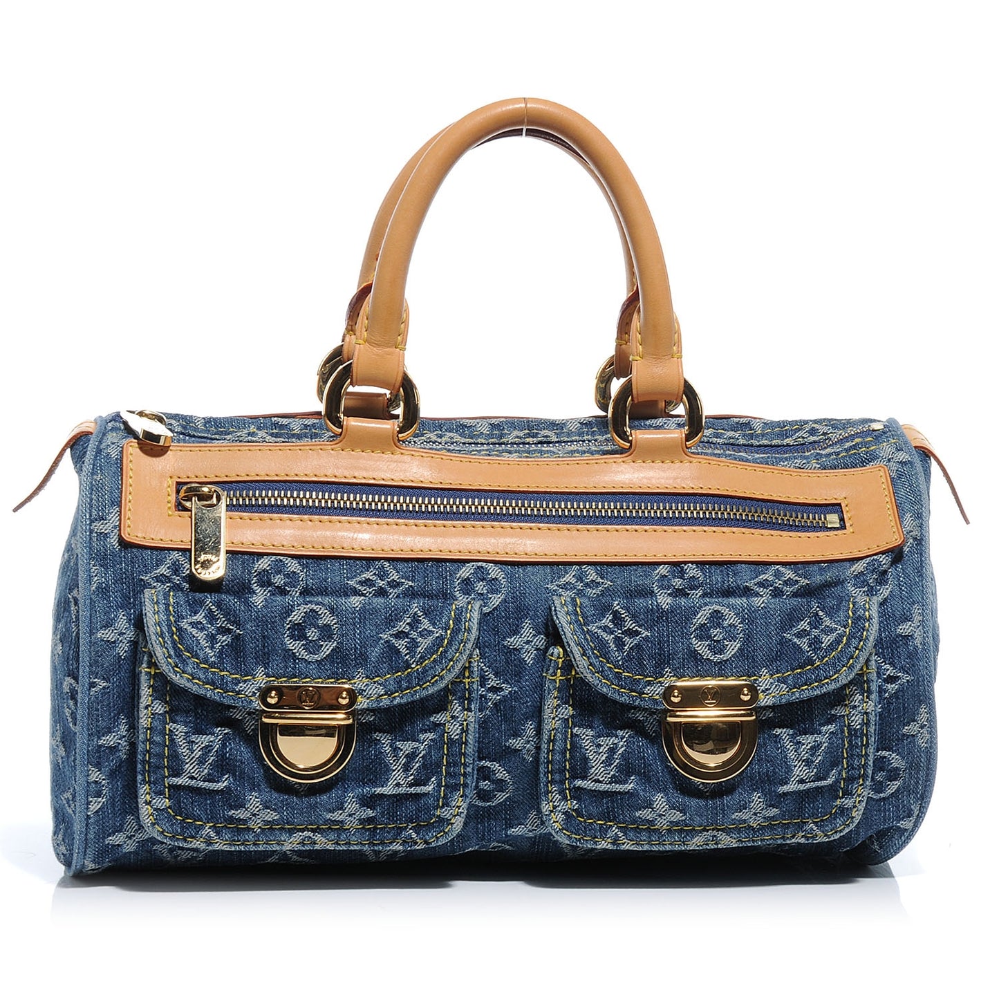 Monogram Denim Neo Speedy Blue