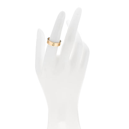 Cartier 18K Yellow Gold 5.5mm LOVE Ring 53 6.5 2 of 5